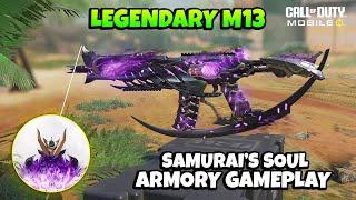 Free Legendary M13 Gameplay CODM - Samurais Soul Armory Draw COD Mobile - Season 6