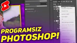 Programsız Photoshop Kullanmak için Site Buldum