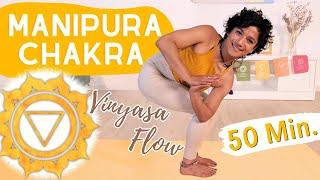 Manipura Chakra Flow mit Sonya  Vinyasa Yoga für mehr Lebensenergie & Mut  50 Minuten  Yoga Vidya