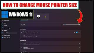 How to Change Mouse Pointer Size in Windows 11 - 2022