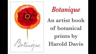 Botanique by Harold Davis  A handmade limited edition artist book of botanical prints