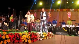 Manish Joshi with Falguni Pathak