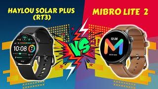 Haylou Solar Plus RT3 vs Mibro Lite 2 Which is the BEST Fitness Tracker?? #haylou #mibro