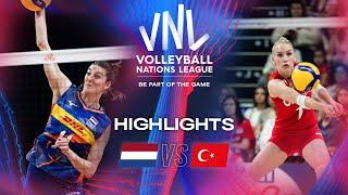  NED vs.  TUR - Highlights  Week 1  Womens VNL 2024