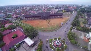 Footage Drone Pontianak gratis