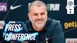 ANGE POSTECOGLOU PRESS CONFERENCE  CHELSEA V TOTTENHAM HOTSPUR