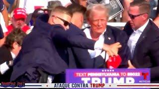 Intentan Asesinar a Donald Trump EN VIVO 13 Julio 2024 Assassination Attempt on Donald Trump