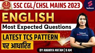 SSC CGL Mains English 2023  SSC CGL Tier 2 English Questions  SSC English By Ananya Maam