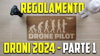 Come far volare LEGALMENTE il tuo DRONE  Regolamento DRONI 2024