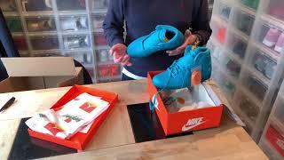 Unboxing  Air Jordan 1 Retro Hi OG G8RD ‘Cool Blue’ – Gatorade Blue Lagoon- STYLE AJ5997-455