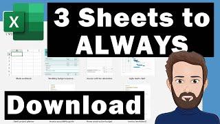 3 Excel Worksheets to Never Start from Scratch