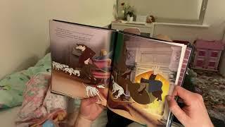Awesome Dad Reads 101 Dalmations to his daughter