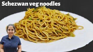 Schezwan veg noodles recipe in Kannada  Noodles recipe Schezwan noodles