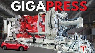 How Tesla Cars Are Made So Fast - Meet the GIGA PRESS
