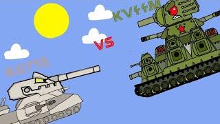 War starts Kv44m vs ratte Cartoon about tank series 1