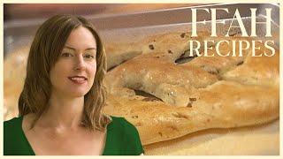 Olive Studded Fougasse - French Food at Home with Laura Calder