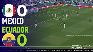  Mexico 0-0 Ecuador COPA AMERICA 2024  Highligths  Simulación y recreación de videojuego