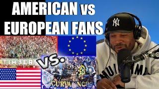 American Football vs. European Football Fans Reaction Who Wins?