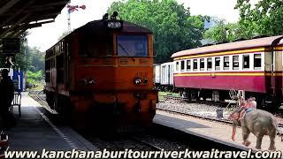 Train to Kanchanaburi from Bangkok Thonburi Train Station