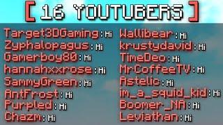 16 Youtubers play Proximity Chat Bedwars