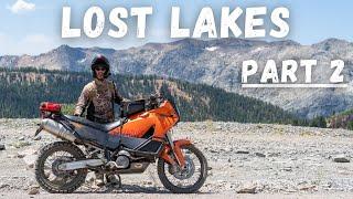 Lost Lakes MOTOCAMPING  Riding  Cooking  Sierra Nevada - Part 2