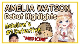 Amelia Watson Debut Stream Best Moments - Hololive EN Highlights