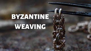 HOW TO MAKE A BYZANTINE WEAVING  TUTORIAL