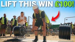 BUILDERS vs DEADLIFT CHALLENGE *Lift this win £100*