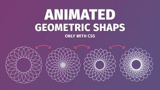 Animated Geometric Shapes Using HTML CSS  M.A Shaikh