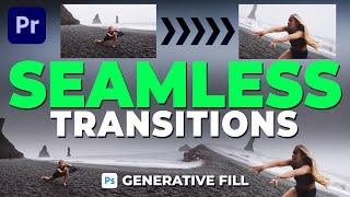 SEAMLESS TRANSITIONS in Premiere Pro with Generative Fill