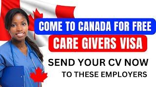 Care Assistants Urgently Needed in Canada Free Care Visa to Canada