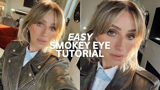 EASY SMOKEY EYE MAKEUP TUTORIAL step-by-step quick eye makeup
