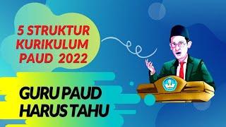 STRUKTUR KURIKULUM PARADIGMA BARU 2022 UNTUK PAUD KI DAN KD DIGANTI CAPAIAN PEMBELAJARAN