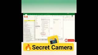 Amazing Excel Camera Tool  How to use hidden camera tool in Excel  Hidden Camera