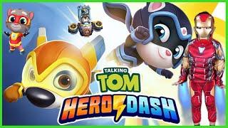 EPIC RUN Talking Tom Hero Dash Gameplay In Real Life Reimagined