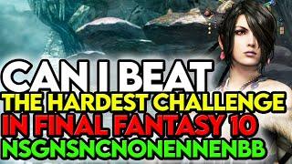 Final Fantasy 10 NSGNSNCNONENNENBB Challenge Part 1 The HARDEST Challenge EVER