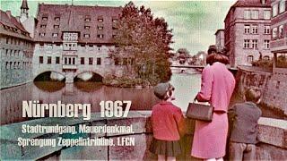 Nürnberg 1967 - Nuremberg - Stadtporträt - Sprengung Zeppelintribüne - FCN