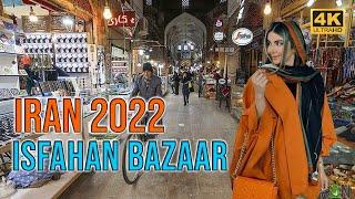 IRAN 2022- Isfahan Main Bazaar Located in Naghshe Jahan Square- Isfahan Bazaar Walk