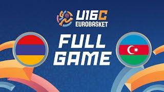 Group Phase  Armenia v Azerbaijan  Full Basketball Game  FIBA U16 Womens EuroBasket 2024 Div. C