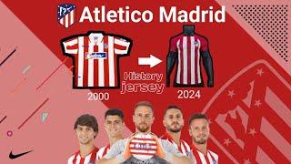Jersey Atletico Madrid dari tahun 2000-2024 