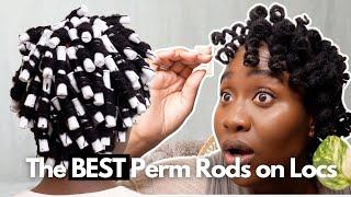 PERFECT perm rod set on LOCS? #rodset #permrods #4cnaturalhair