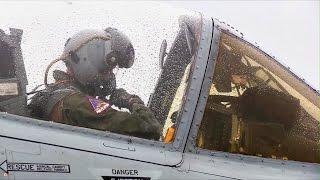A-10 Warthog Takeoff At Lask Air Base Poland