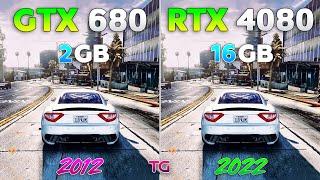 GTX 680 vs RTX 4080 - 10 Years Difference