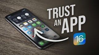 How to Trust an App on iPhone iOS 16 tutorial