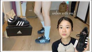 Unboxing my NEW Adidas Samba Classic J  an honest review + try on