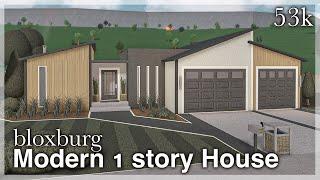 Bloxburg - Modern 1 Story House Speedbuild exterior