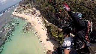 TIMBIS Paragliding at Pandawa Beach in Bali Indonesia with breathtaking views