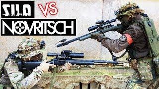 NOVRITSCH vs. SILO ENTERTAINMENT  1v1 Airsoft Sniper Duel  Part #1