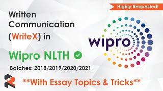 Wipro Essay Writing Topics Tips & Tricks  Wipro NLTH 2021