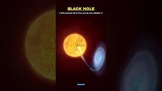 Black Hole vs Stars  #shorts #space #blackhole #star